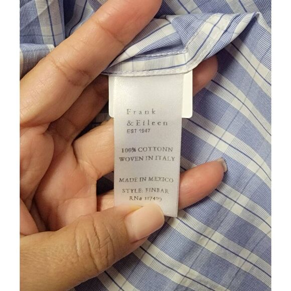 Frank & Eileen Flannel Cotton Shirt S - Picture 8 of 9